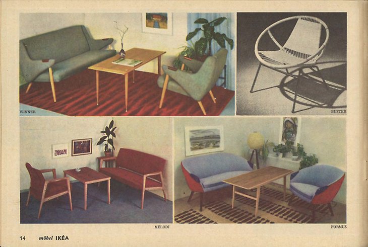 vardagsrum från ikea 1959